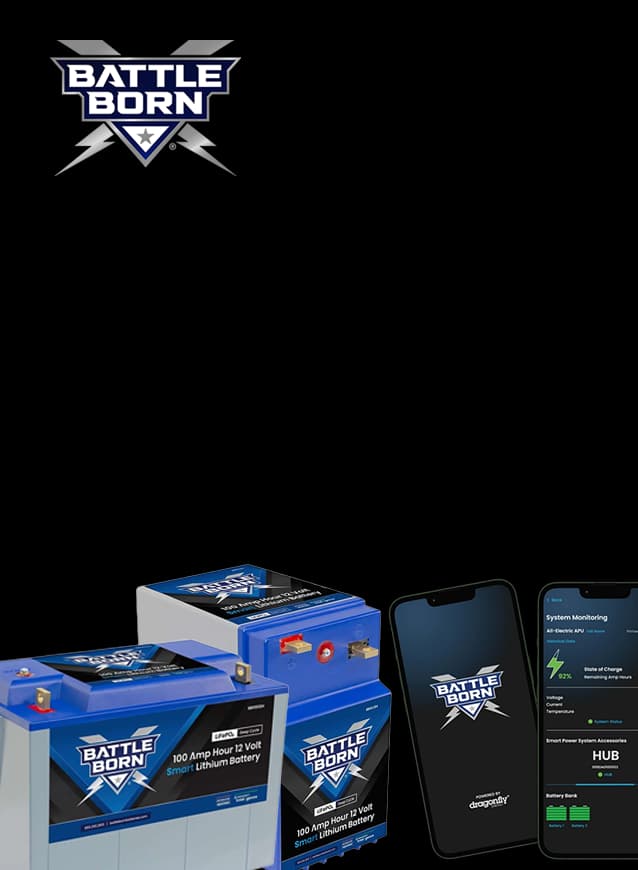 Battle Born 100Ah 12V Lithium Battery Featuring New Android App Monitoring